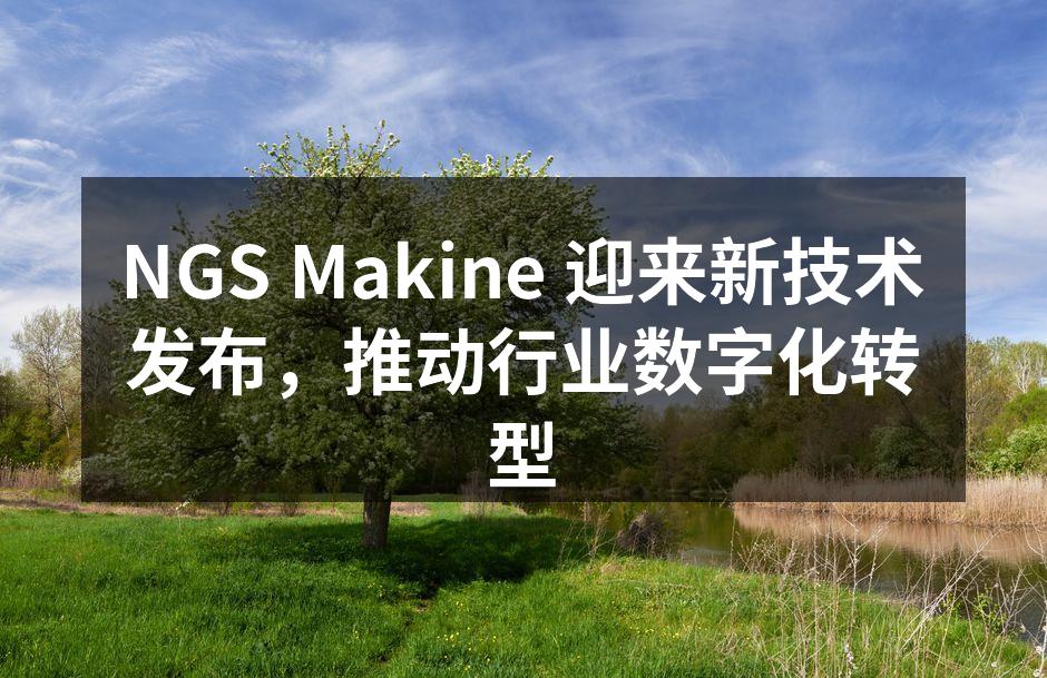 NGS Makine技术发布会现场